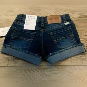 Lucky brand girls denim shorts size 5( NWT)